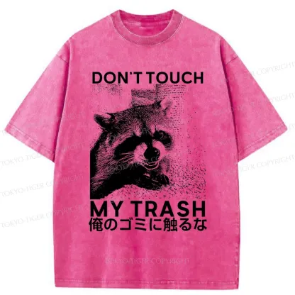 Tokyo-Tiger Angry Raccoon Japan Washed T-Shirt
