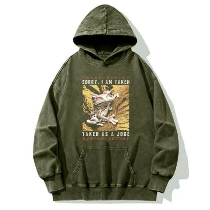 Tokyo-Tiger The Tragic Frog Japanese Washed Hoodie