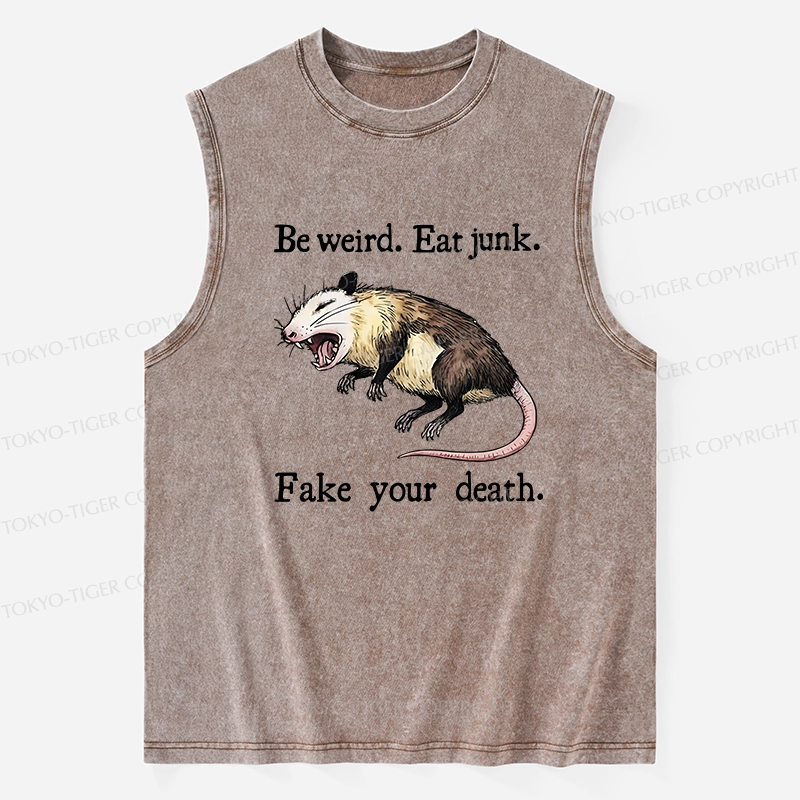 Tokyo-Tiger Possum Playing Dead Washed Tank