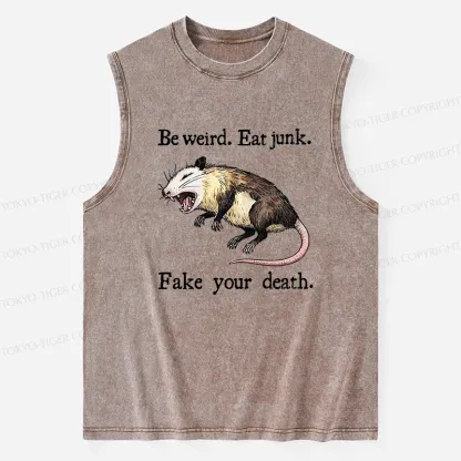 Tokyo-Tiger Possum Playing Dead Washed Tank