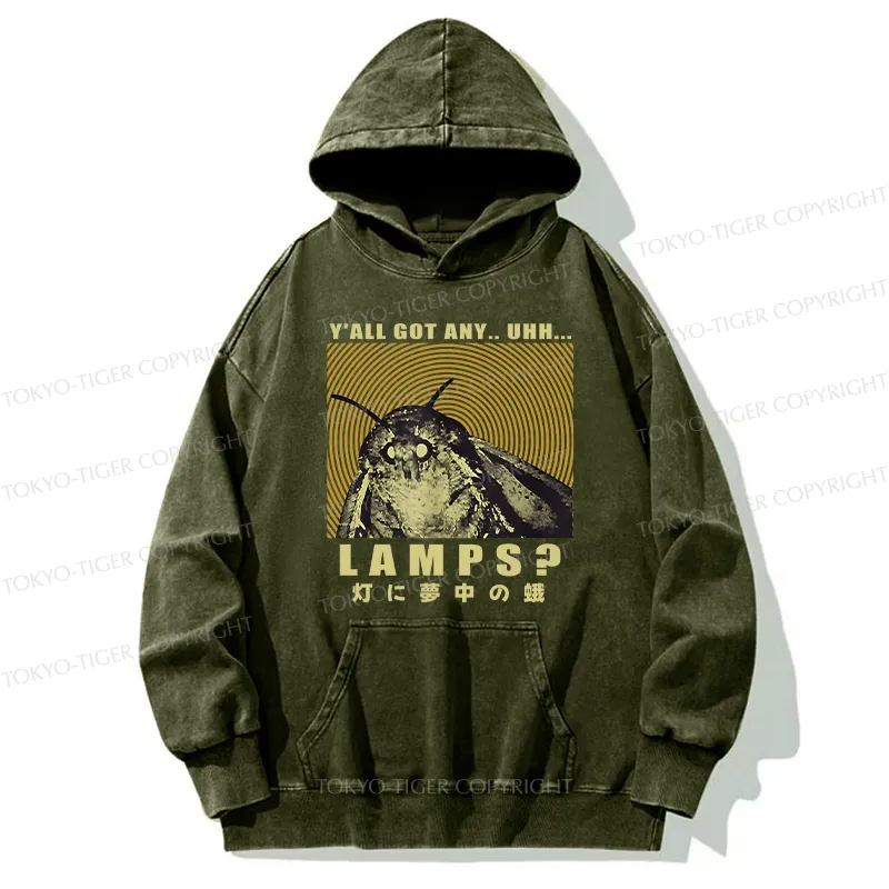 Tokyo-Tiger Moth Obsessed With The Light Washed Hoodie