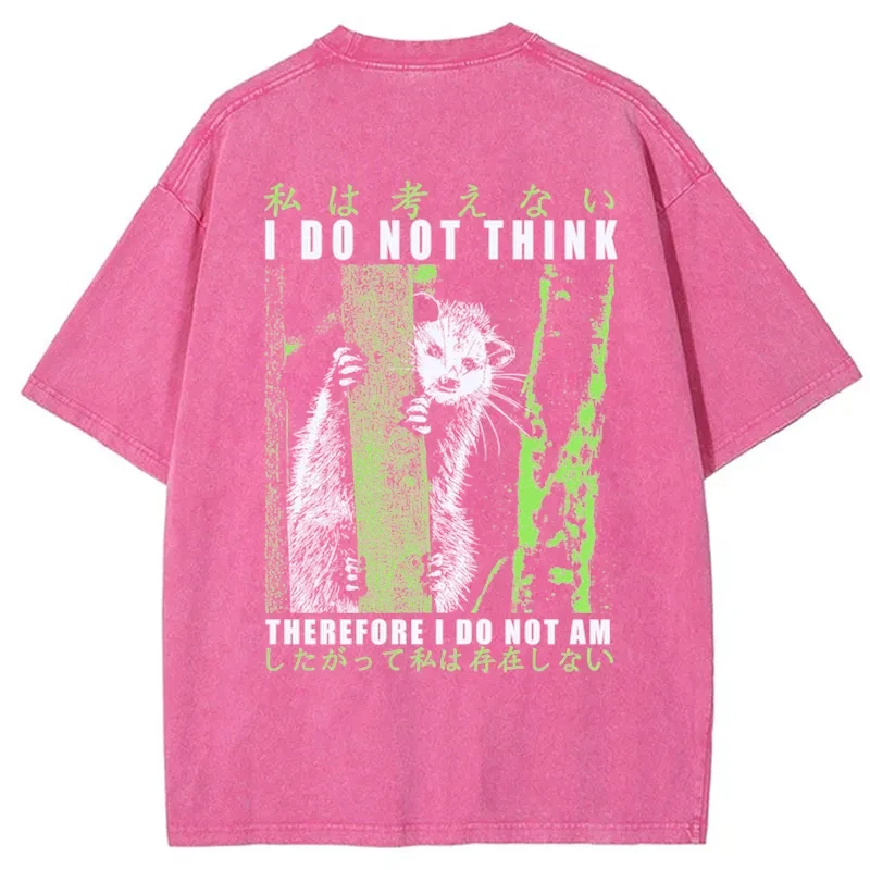 Tokyo-Tiger Stupid Possum Japan Back Washed T-Shirt