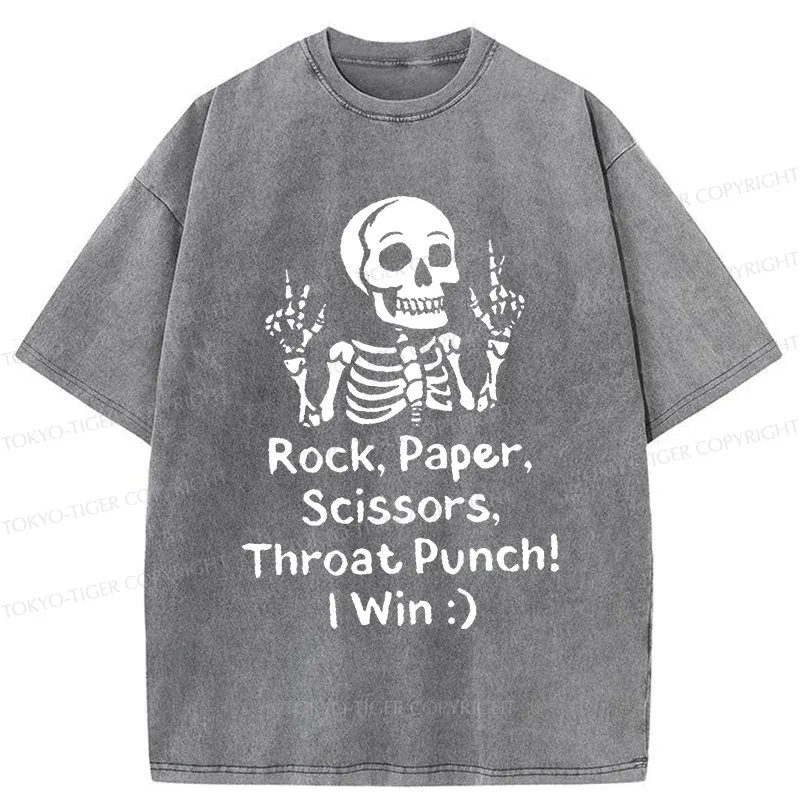 Tokyo-Tiger Winning Skeleton Washed T-Shirt