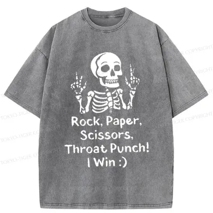 Tokyo-Tiger Winning Skeleton Washed T-Shirt
