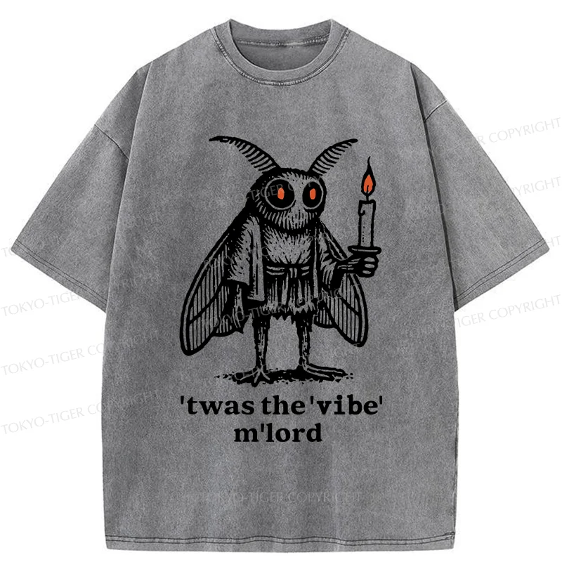 Tokyo-Tiger Japan Funny Mothman Washed T-Shirt