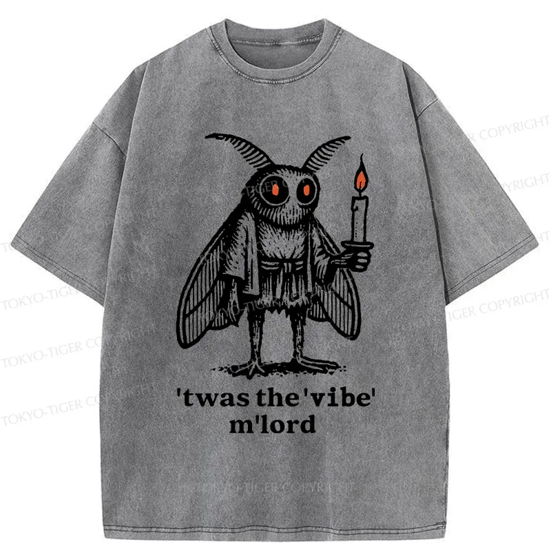 Tokyo-Tiger Japan Funny Mothman Washed T-Shirt