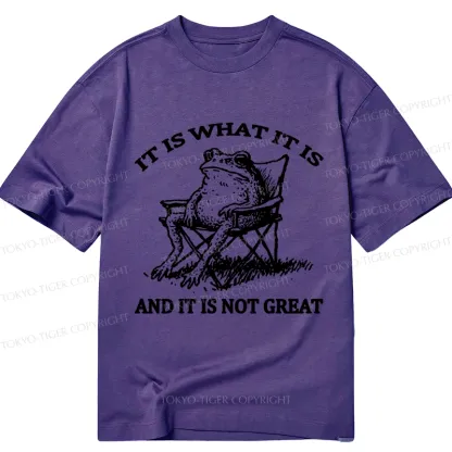 Tokyo-Tiger Resting Frog Funny Classic T-Shirt