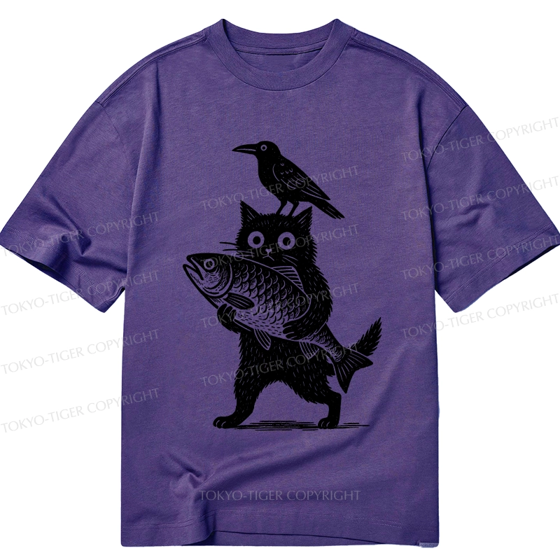 Tokyo-Tiger Black Animals Funny Classic T-Shirt