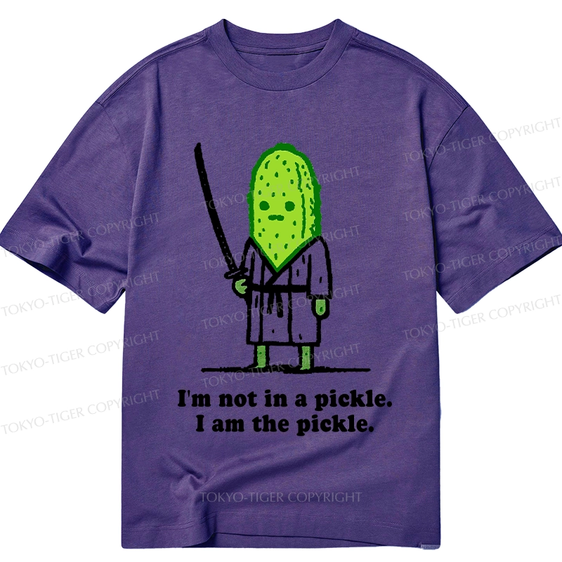 Tokyo-Tiger Funny Cucumber Samurai Classic T-Shirt