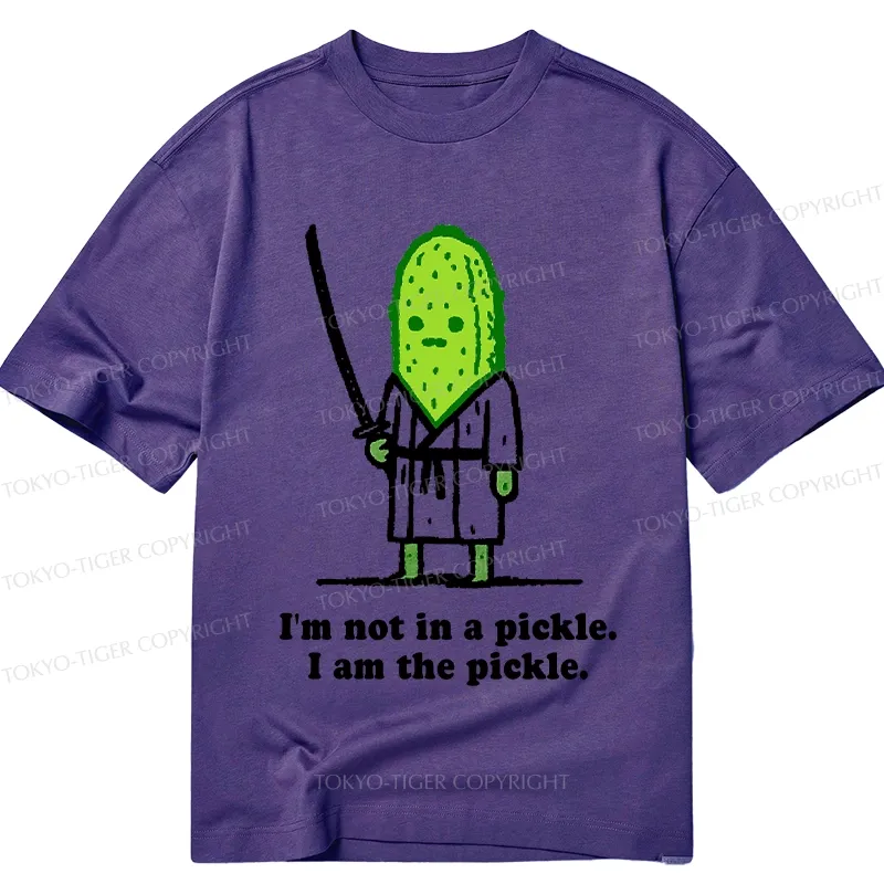 Tokyo-Tiger Funny Cucumber Samurai Classic T-Shirt