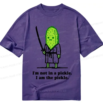 Tokyo-Tiger Funny Cucumber Samurai Classic T-Shirt