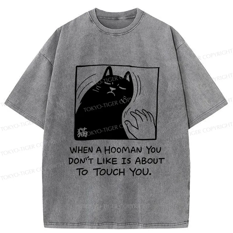 Tokyo-Tiger Rebellious Cat Washed T-Shirt