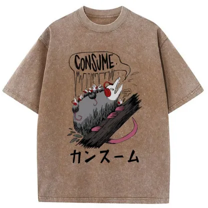 Tokyo-Tiger Consume Possum Japan Washed T-Shirt