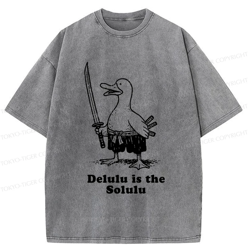 Tokyo-Tiger Samurai Goose Washed T-Shirt