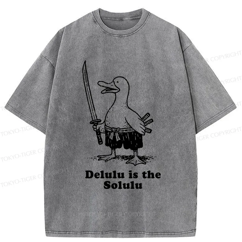 Tokyo-Tiger Samurai Goose Washed T-Shirt