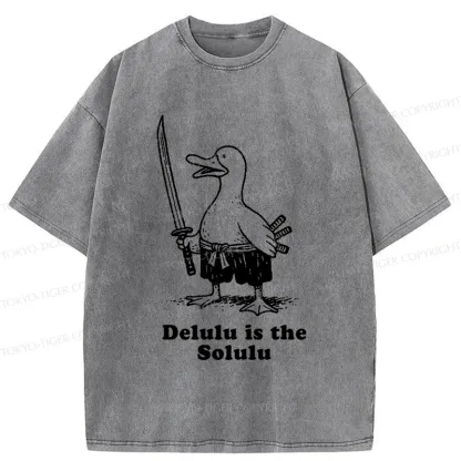 Tokyo-Tiger Samurai Goose Washed T-Shirt
