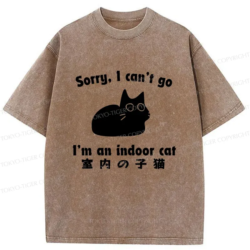 Tokyo-Tiger Indoor Kitten Washed T-Shirt