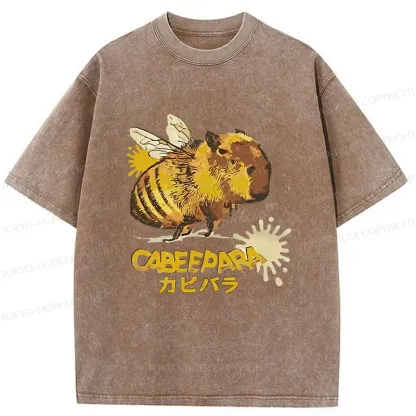 Tokyo-Tiger Cabeepara Washed T-Shirt