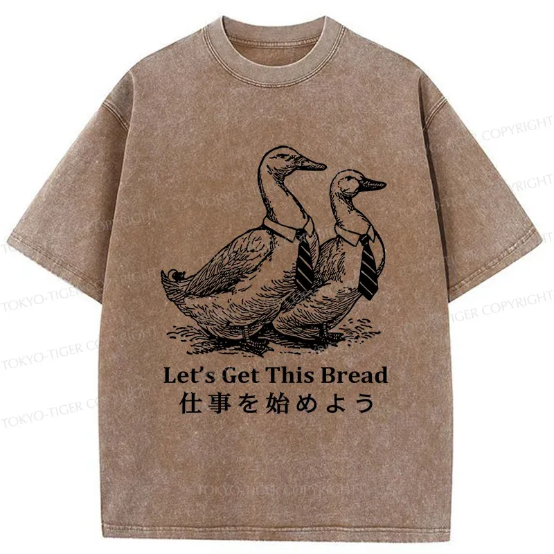 Tokyo-Tiger Working Goose Washed T-Shirt