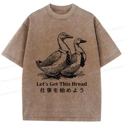 Tokyo-Tiger Working Goose Washed T-Shirt