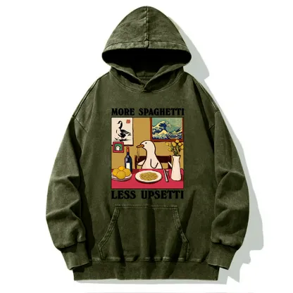 Tokyo-Tiger More Spaghetti Less Upsetti Goose Washed Hoodie