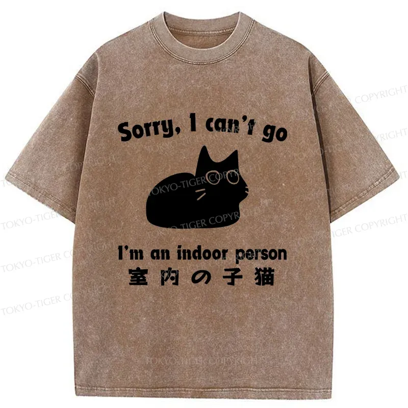 Tokyo-Tiger Indoor Kitten Japan Washed T-Shirt