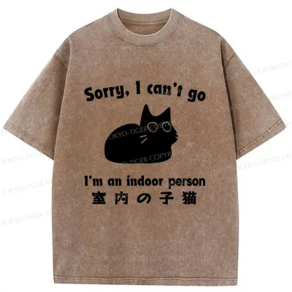 Tokyo-Tiger Indoor Kitten Japan Washed T-Shirt