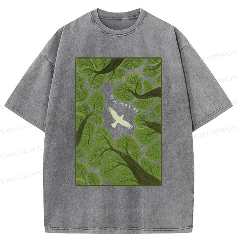 Tokyo-Tiger Free Bird Washed T-Shirt
