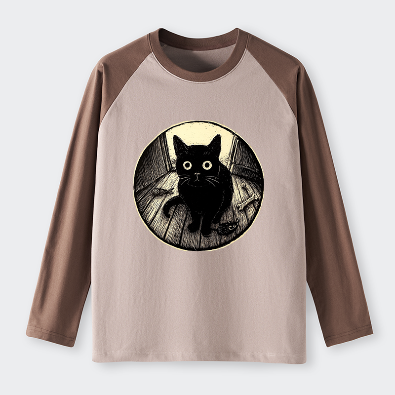 [Copy]Tokyo-Tiger More Spaghetti Less Upsetti Goose Raglan Long Sleeve T-shirt