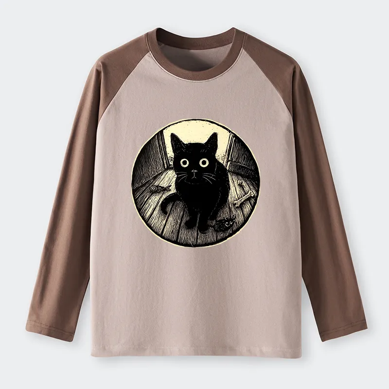 [Copy]Tokyo-Tiger More Spaghetti Less Upsetti Goose Raglan Long Sleeve T-shirt