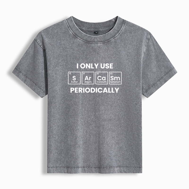 Tokyo-Tiger Interesting Chemical Elements Washed T-shirt