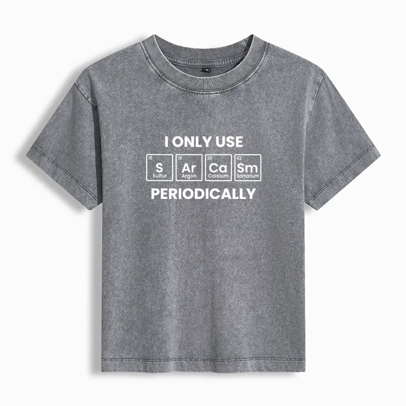 Tokyo-Tiger Interesting Chemical Elements Washed T-shirt