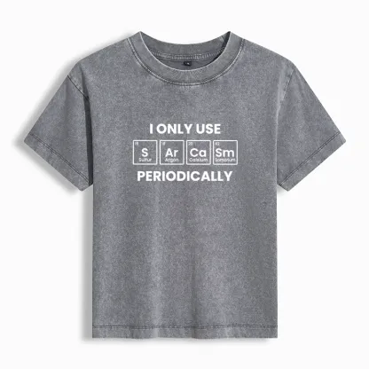 Tokyo-Tiger Interesting Chemical Elements Washed T-shirt