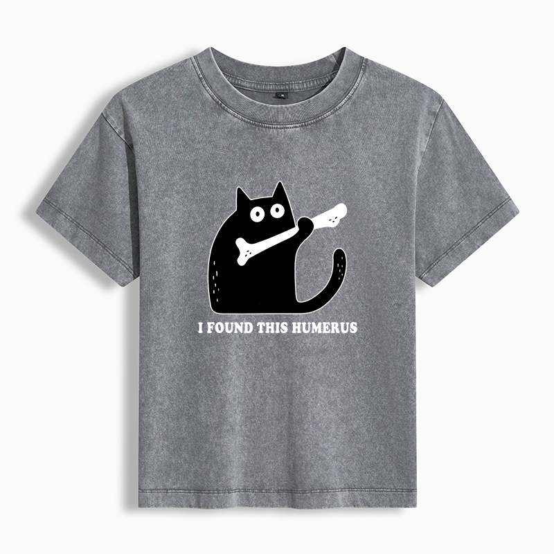 Tokyo-Tiger Cat Found This Humerus Washed T-shirt