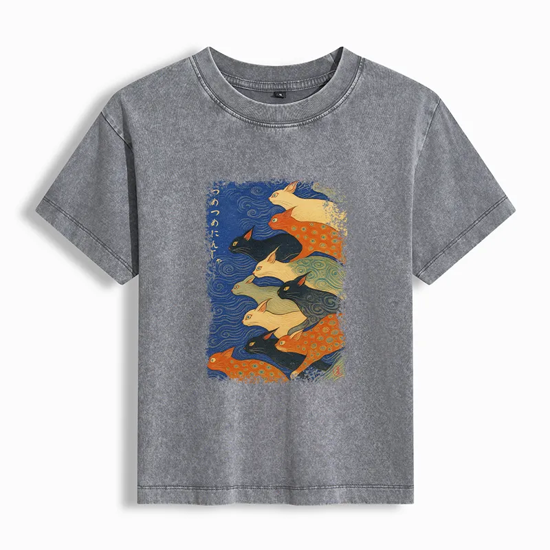 Tokyo-Tiger Claw-some Ninja Washed T-shirt