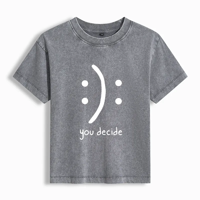 Tokyo-Tiger Laugh Or Sad Washed T-shirt