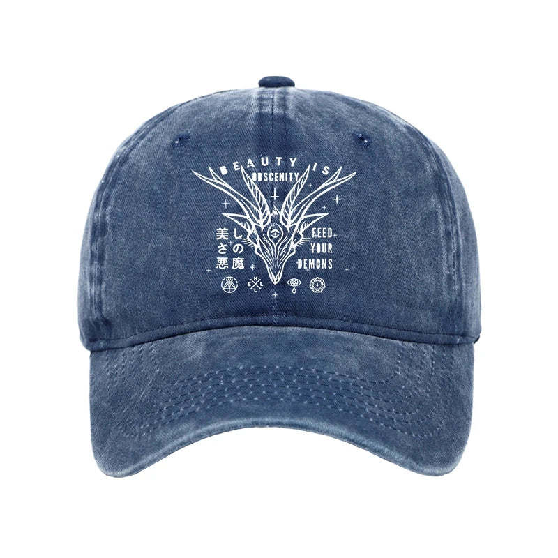 Tokyo-Tiger Beautiful Devil Japanese Washed Cap