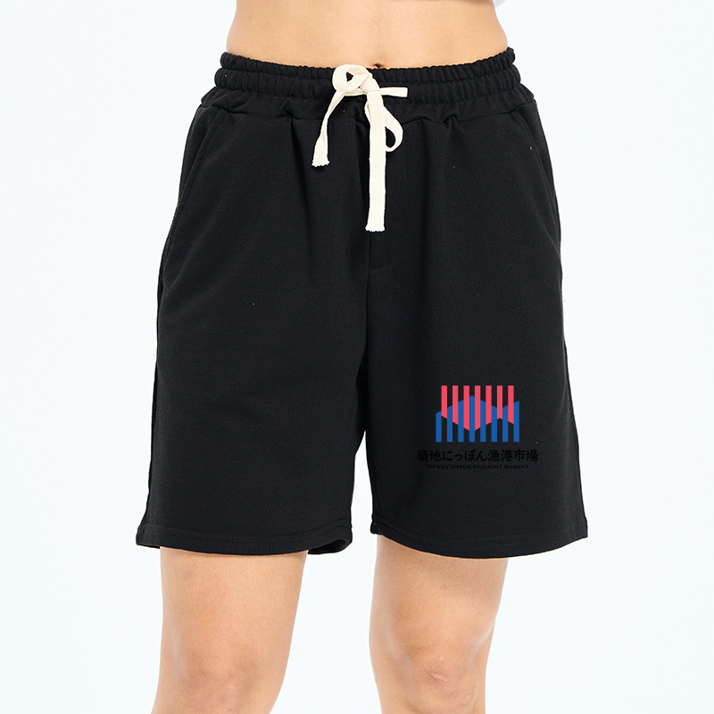 Tokyo-Tiger Tsukiji Nippon Fish Port Market Unisex Shorts