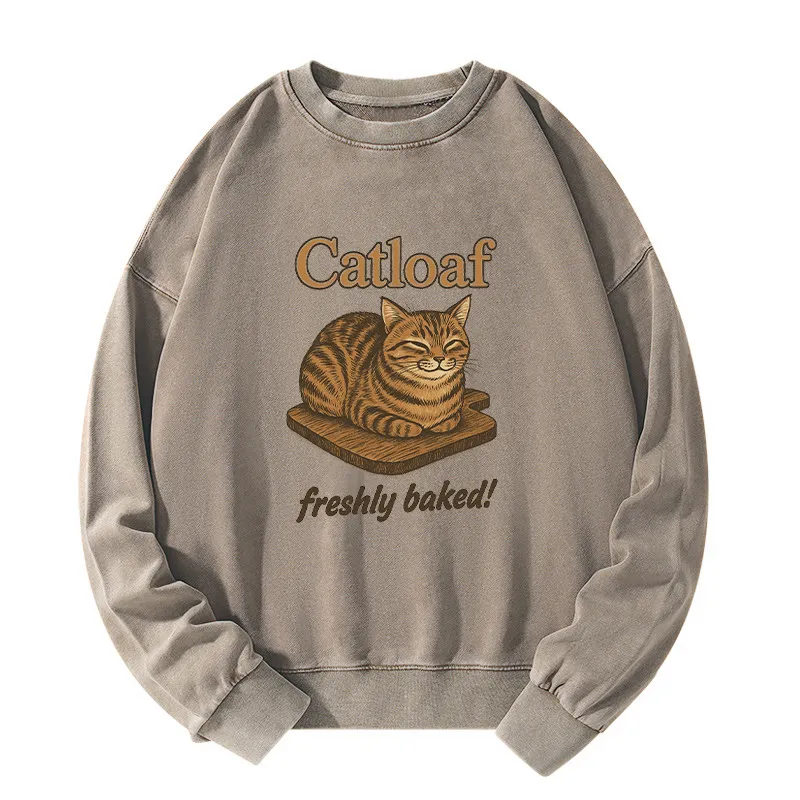 Tokyo-Tiger Japan Catloaf Washed Sweatshirt