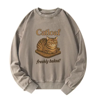 Tokyo-Tiger Japan Catloaf Washed Sweatshirt