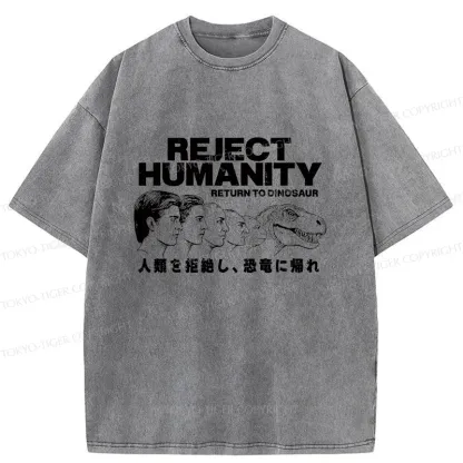 Tokyo-Tiger Return To Dinosaur Washed T-Shirt