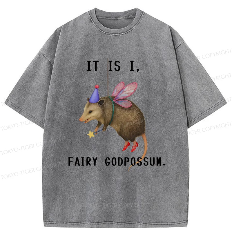 Tokyo-Tiger Fairy Possum Washed T-Shirt
