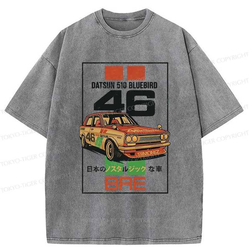 Tokyo-Tiger Classic Racing Japan Washed T-Shirt