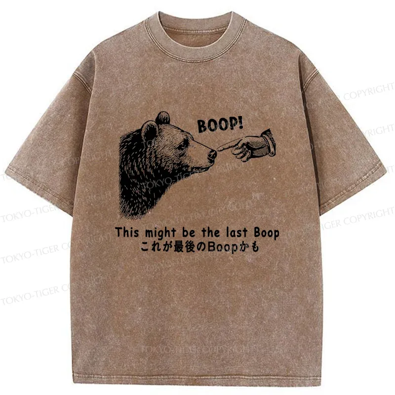 Tokyo-Tiger The Last Boop Washed T-Shirt