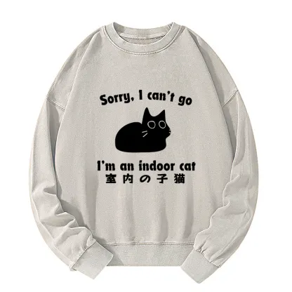 Tokyo-Tiger Indoor Kitten Washed Sweatshirt