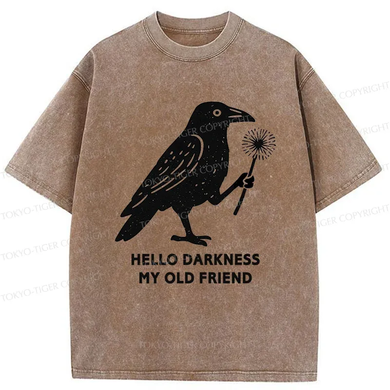 Tokyo-Tiger My Old Friend The Crow Washed T-Shirt Sale