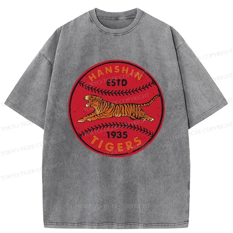 Tokyo-Tiger Osaka Tigers Japanese Washed T-Shirt