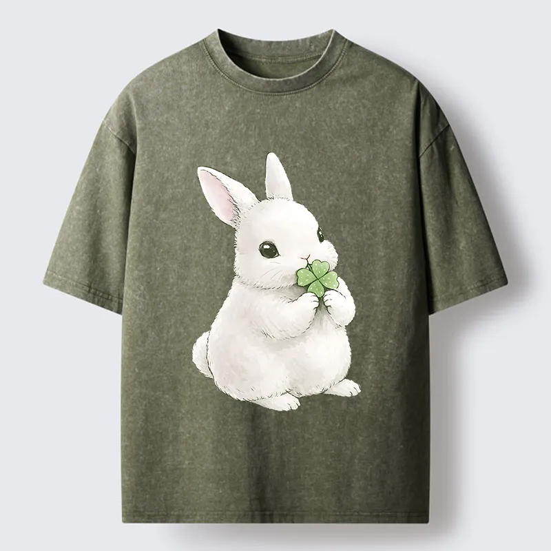 Tokyo-Tiger Lucky Rabbit Washed T-Shirt