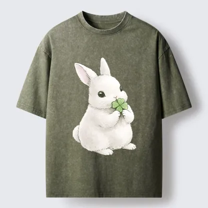 Tokyo-Tiger Lucky Rabbit Washed T-Shirt