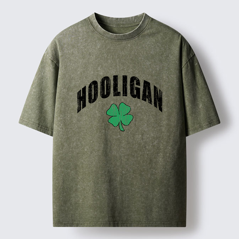 Tokyo-Tiger Lucky Troublemaker Washed T-Shirt